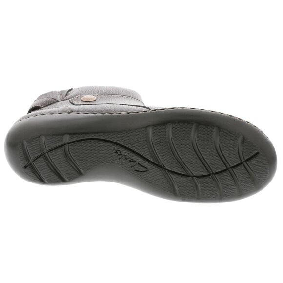 Clarks Womens Collection Ashland Mabel Flat Dark Brown Tumbled Size 9.5XW - E37 - Picture 5 of 5